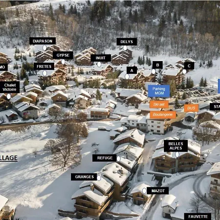 아파트 Duplex Lumineux 5 En-suite, Sauna, Proche Pistes Et Commerces, Meribel Village - Fr-1-566-10
